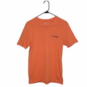 COLUMBA PFG MENS ORANGE SHORT SLEEVE SHIRT SIZE MEDIUM